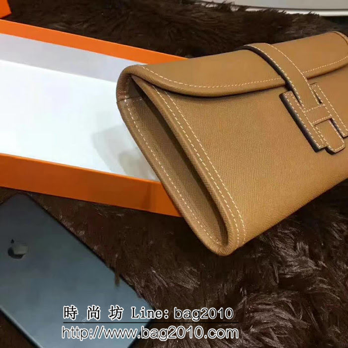 HERMES愛馬仕 四季百搭實用款 原版Epsom皮 Jige 女士手抓包 JD1121